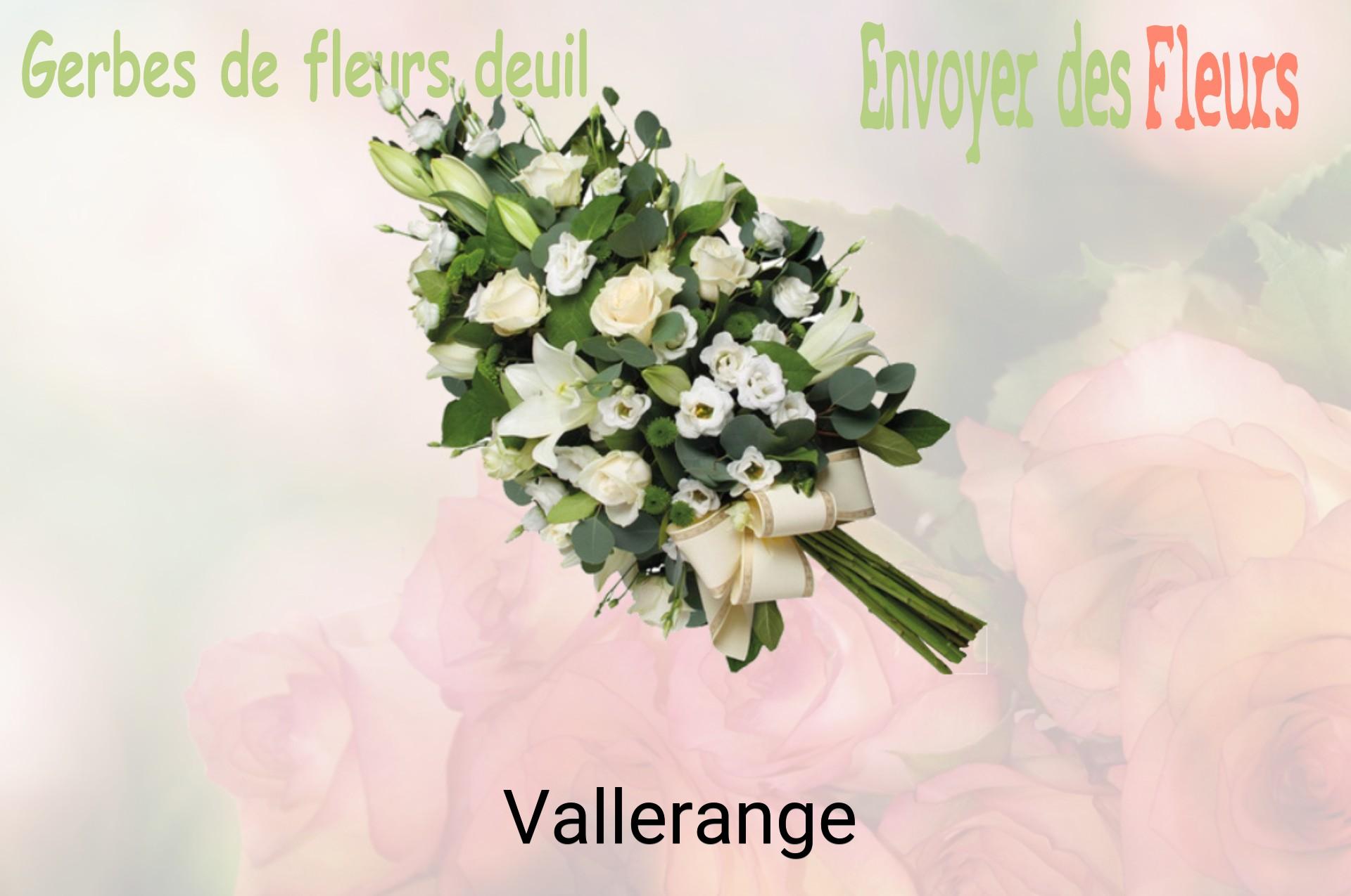 Gerbe de fleurs de deuil livrée à Vallerange